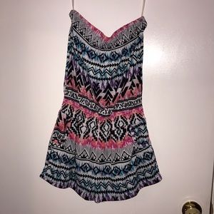 Tribal Print Romper